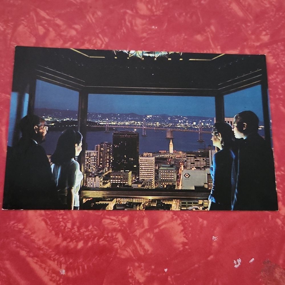 Vintage 1960's Fairmont Hotel and Tower Sky Lift View Postcard
